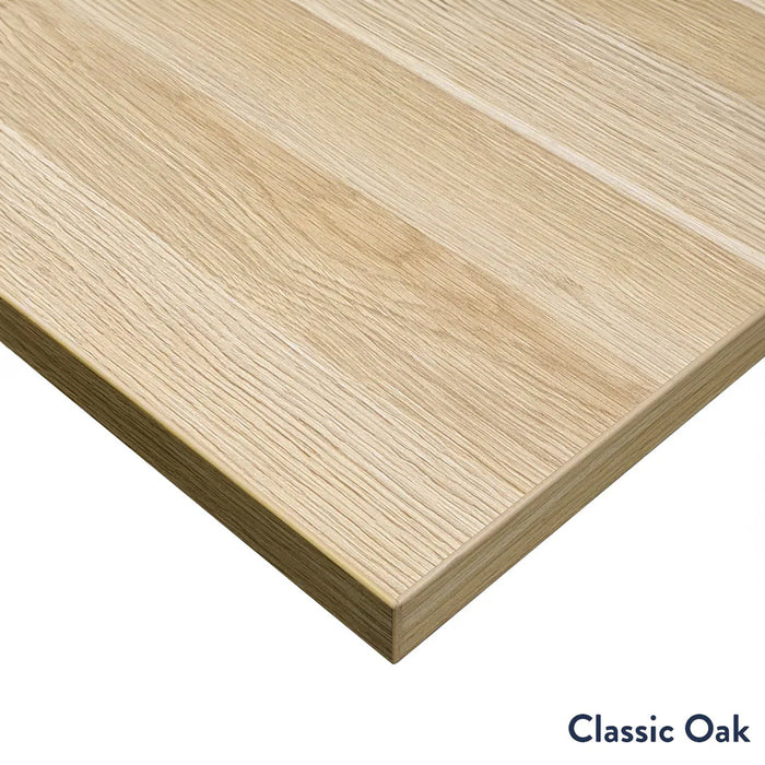 Desky L-Shape Laminate Sit Stand Desk