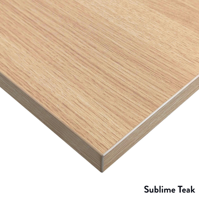 Desky L-Shape Laminate Sit Stand Desk