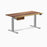 Desky Dual Hardwood Standing Desk With Drawer