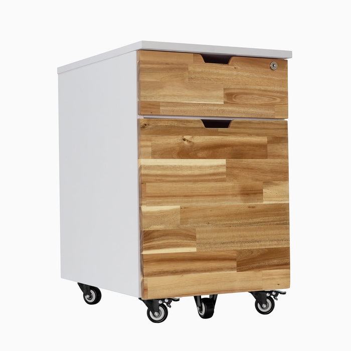 Desky Wooden Minimal Filing Cabinet