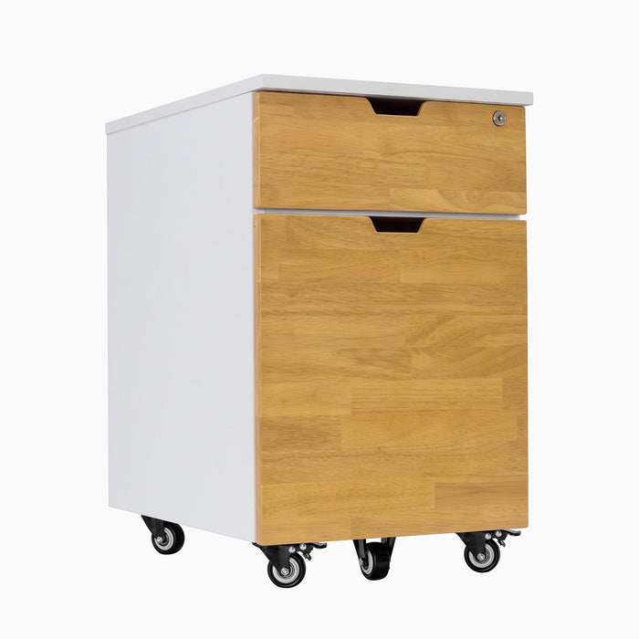 Desky Wooden Minimal Filing Cabinet