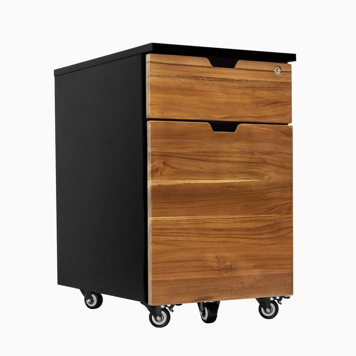 Desky Wooden Minimal Filing Cabinet