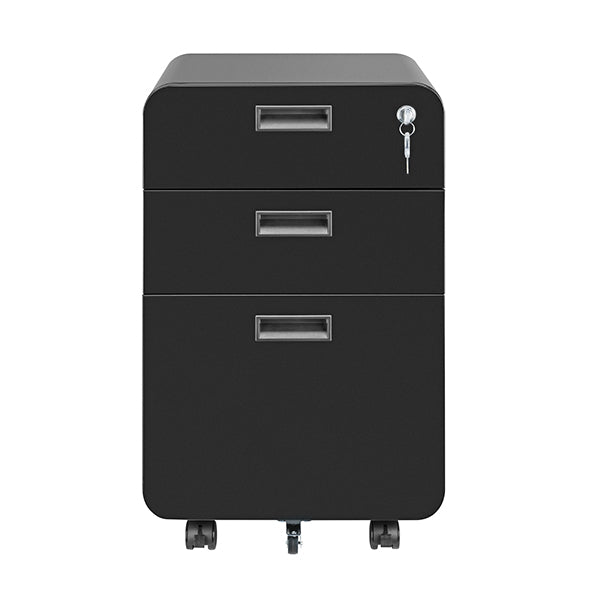 Desky 3 Drawer Mobile Filing Cabinet