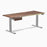 Desky Dual Hardwood Standing Desk With Drawer