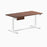 Desky Dual Hardwood Standing Desk With Drawer