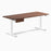 Desky Dual Hardwood Standing Desk With Drawer