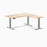 Desky L-Shape Laminate Sit Stand Desk
