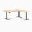 Desky L-Shape Laminate Sit Stand Desk