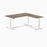 Desky L-Shape Laminate Sit Stand Desk