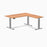 Desky L-Shape Laminate Sit Stand Desk