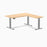 Desky L-Shape Laminate Sit Stand Desk