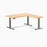 Desky L-Shape Laminate Sit Stand Desk