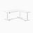 Desky L-Shape Laminate Sit Stand Desk