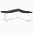 Desky L-Shape Laminate Sit Stand Desk