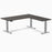 Desky L-Shape Laminate Sit Stand Desk