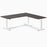 Desky L-Shape Laminate Sit Stand Desk