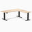 Desky L-Shape Laminate Sit Stand Desk