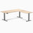 Desky L-Shape Laminate Sit Stand Desk