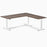 Desky L-Shape Laminate Sit Stand Desk