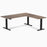 Desky L-Shape Laminate Sit Stand Desk