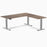 Desky L-Shape Laminate Sit Stand Desk