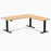 Desky L-Shape Laminate Sit Stand Desk
